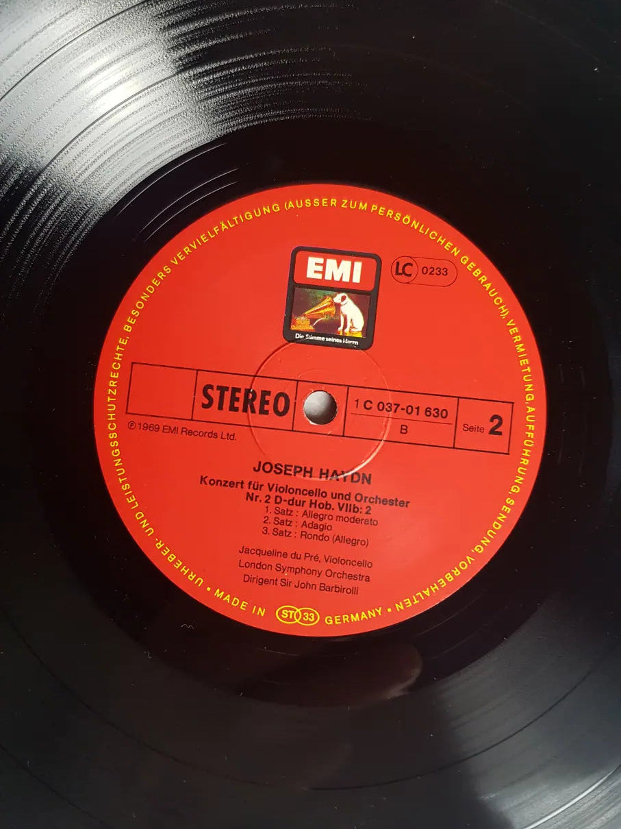 Haydn - Jacqueline Du Pré - English Chamber Orchestra - London Symphony Orchestra - Daniel Barenboim - Sir John Barbirolli – Cellokonzerte