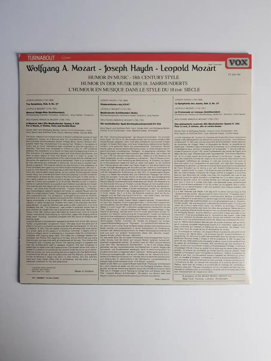 Humour In Music - 18th Century Style