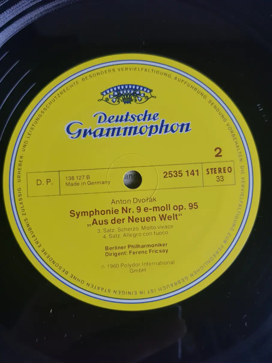 Dvořák, Berliner Philharmoniker, Ferenc Fricsay – Symphonie Nr. 9 "Aus Der Neuen Welt"
