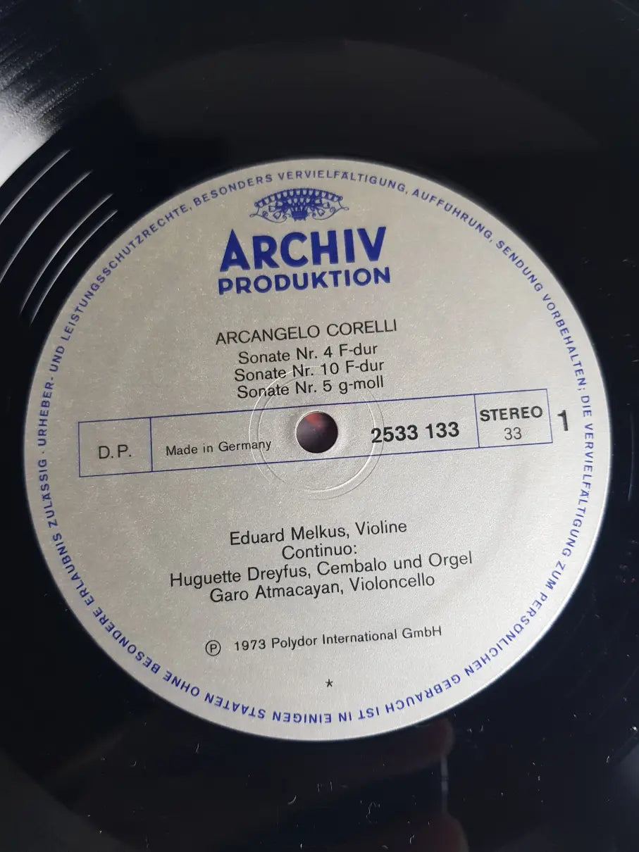 Corelli, Eduard Melkus – Violinsonaten = Violin Sonatas = Sonates Pour Violin- Op. 5 II. Nos. 4,10,5,11,6,12