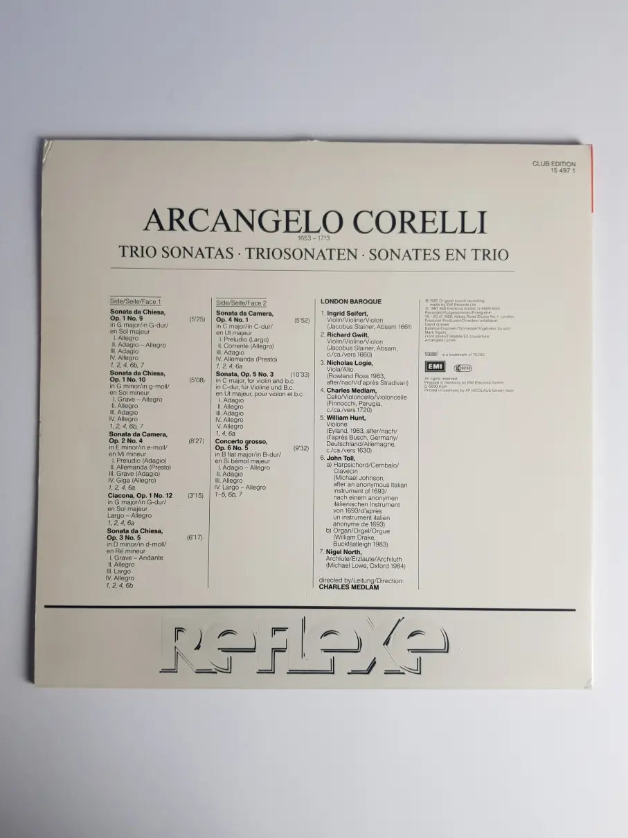 Corelli, London Baroque – Triosonaten • Trio Sonatas • Sonates En Trio