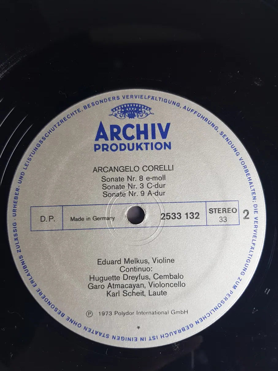 Corelli - Eduard Melkus – Violinsonaten · Violin Sonatas · Sonates Pour Violon · Op. 5, I. Nos. 1·7·2·8·3·9