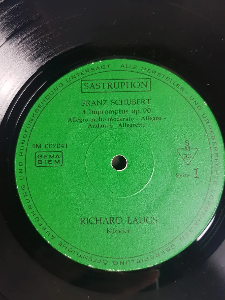 Franz Schubert, Richard Laugs – Impromptus - Moments Musicaux