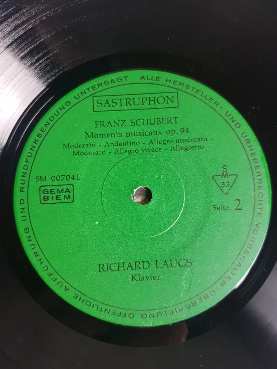 Franz Schubert, Richard Laugs – Impromptus - Moments Musicaux