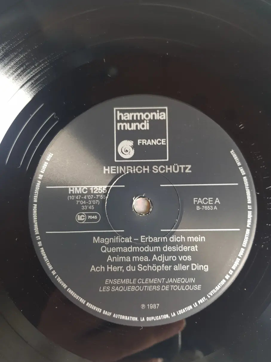 Schütz - Ensemble Clément Janequin, Les Saqueboutiers De Toulouse – Die Sieben Worte Jesu Christi Am Kreuz = Les Sept Paroles Du Christ En Croix = The Seven Words Of Jesus Christ On The Cross