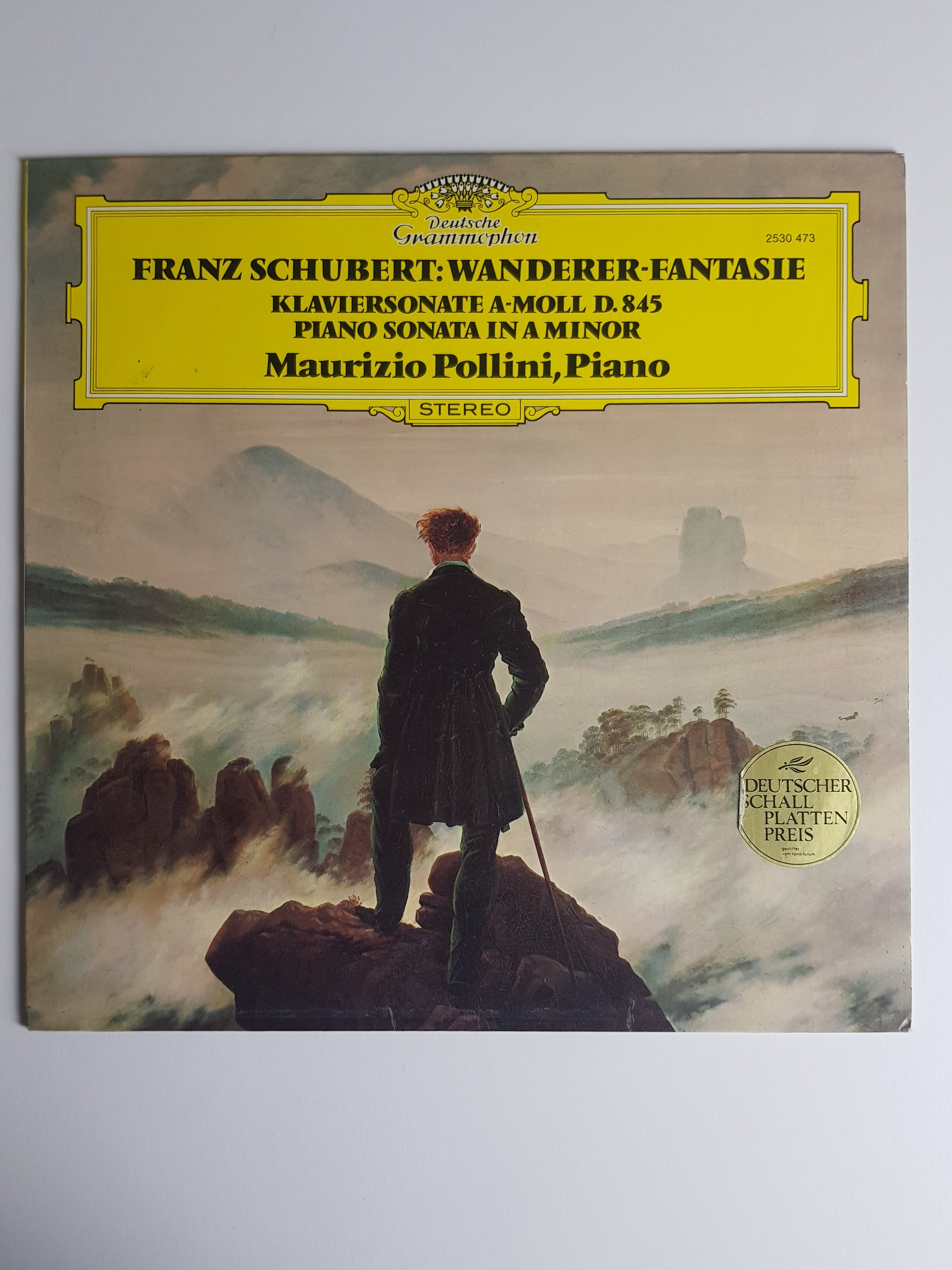 Franz Schubert, Maurizio Pollini – Wanderer-Fantasie / Klaviersonate A-moll D. 845 = Piano Sonata In A Minor