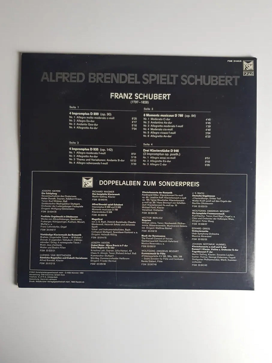 Schubert / Alfred Brendel – Alfred Brendel Spielt Schubert