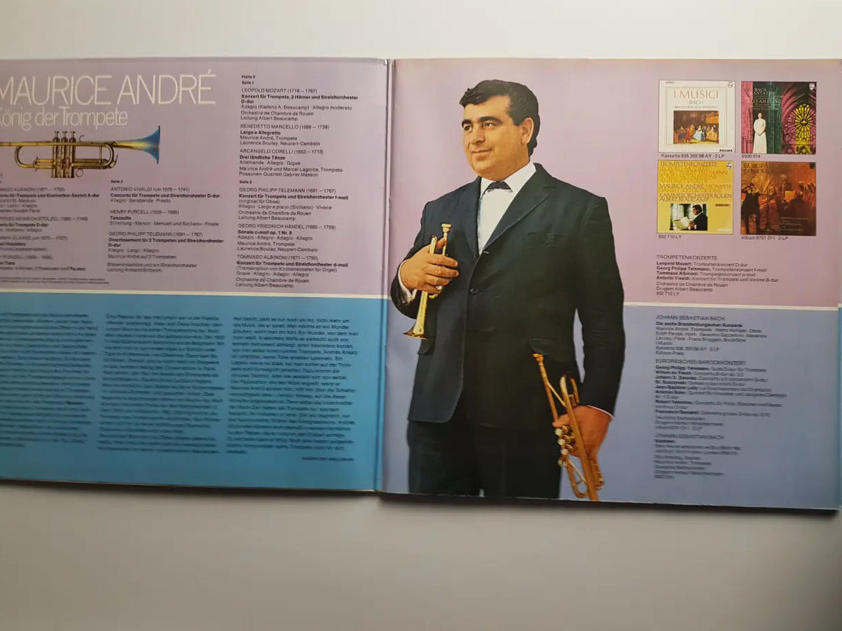 Maurice André, Albinoni, Purcell, Vivaldi, Corelli, Händel – König Der Trompete