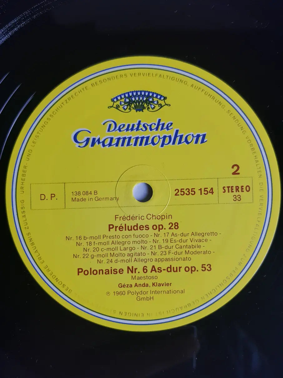 Frédéric Chopin – Géza Anda – 24 Préludes