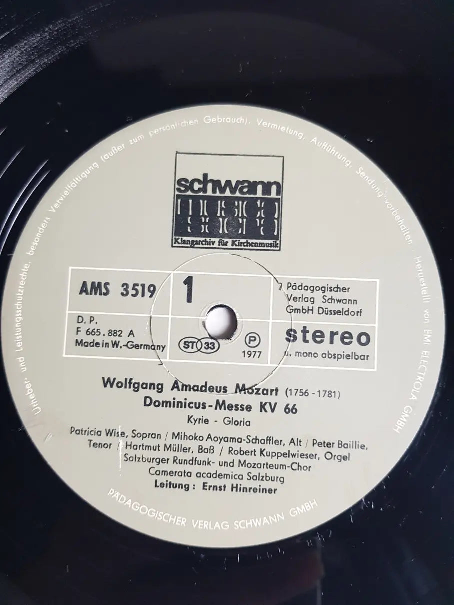 Wolfgang Amadeus Mozart – Dominicus-Messe/KV 66