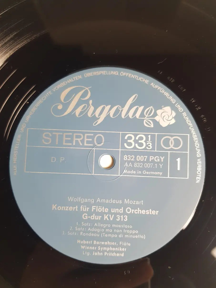 Mozart, Hubert Barwahser – Flötenkonzerte G-Dur KV313, D-Dur KV314