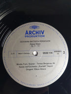 Giovanni Battista Pergolesi - Mirella Freni • Teresa Berganza, Solisti Dell'Orchestra «Scarlatti» Napoli, Ettore Gracis – Stabat Mater