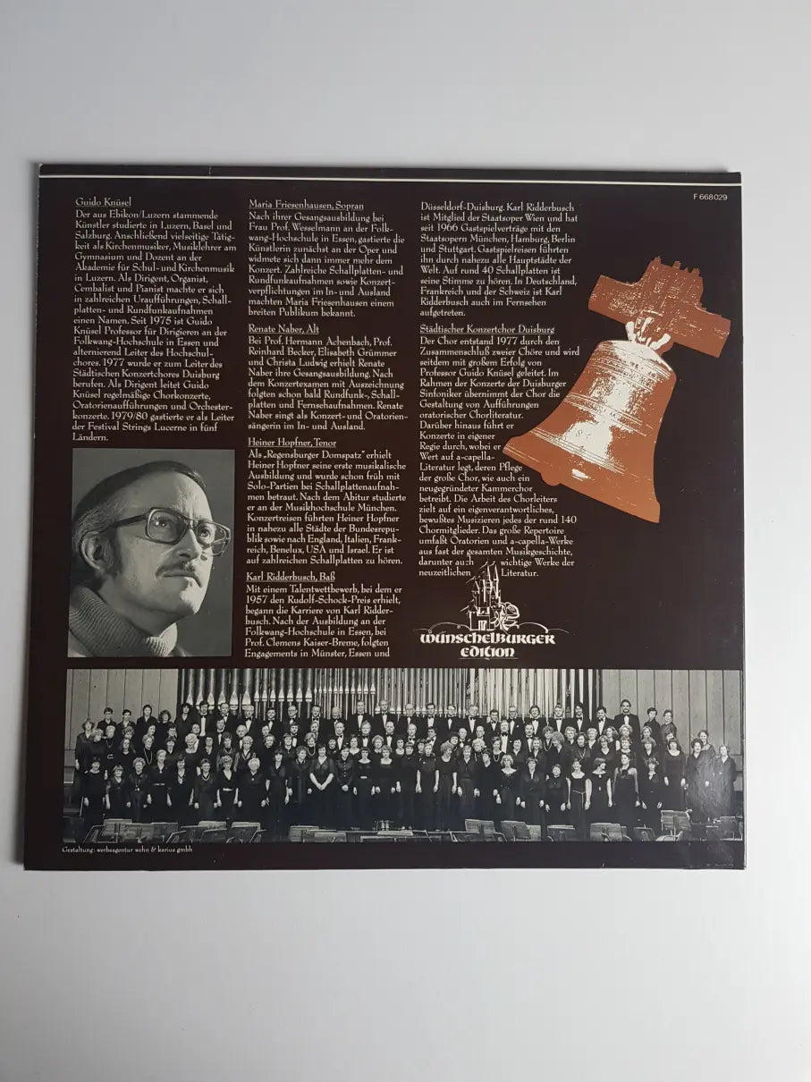 Friedrich Von Schiller, Andreas Romberg – Die "Biedermeier" Chor-Kantate: Das Lied Von Der Glocke