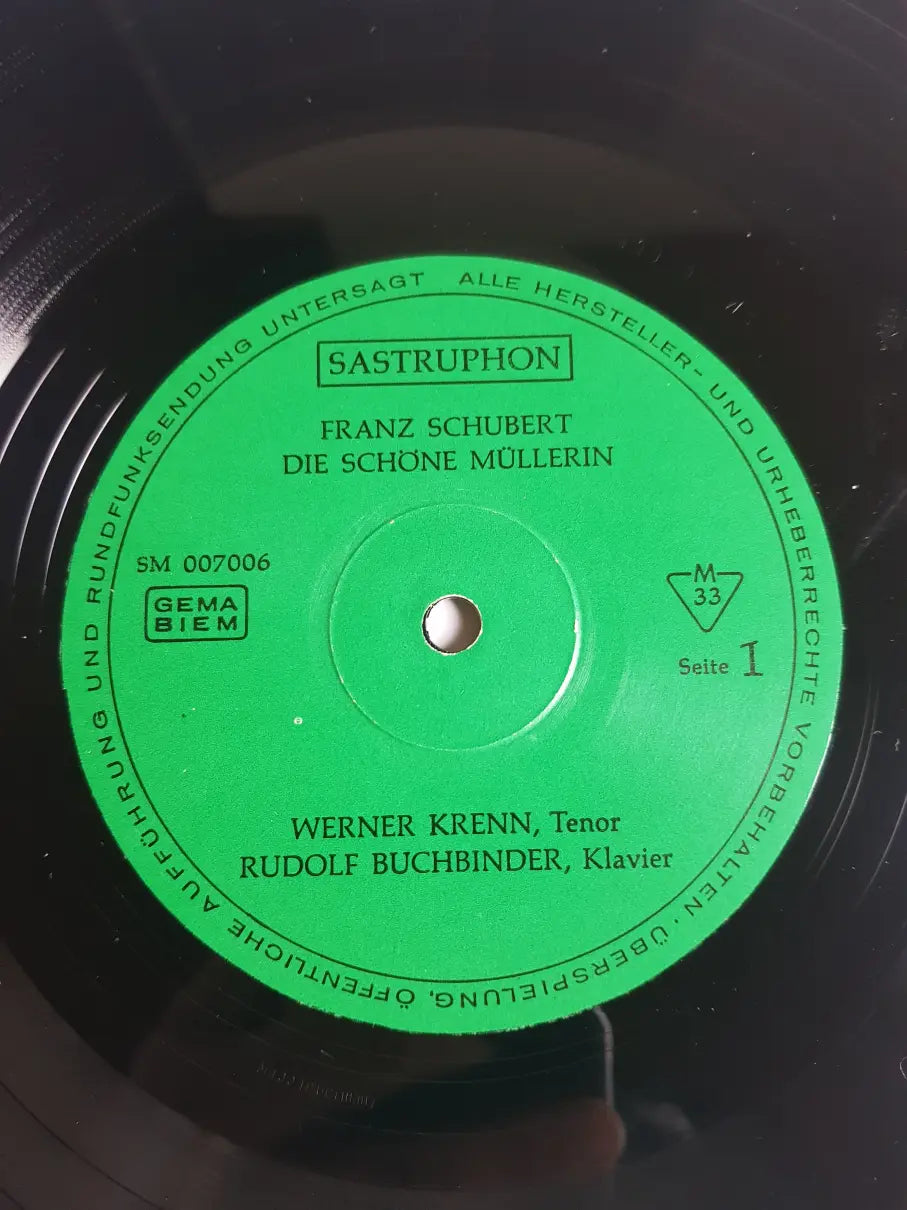 Franz Schubert / Werner Krenn, Rudolf Buchbinder – Die Schöne Müllerin