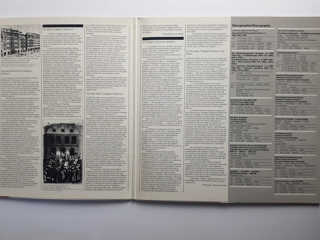 Neues Bachisches Collegium Musicum Leipzig · Pachelbel · J. S. Bach · Händel · Telemann · Haydn · Charpentier, Max Pommer – Pachelbel · Kanon · J. S. Bach · Händel · Telemann · Haydn · Charpentier · Neues Bachisches Collegium Musicum Leipzig · Max Pommer