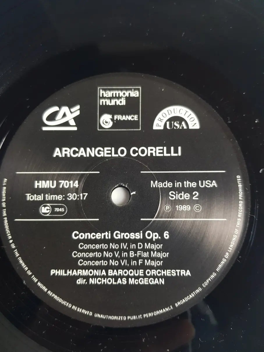 Corelli, Philharmonia Baroque Orchestra, Nicholas McGegan – Concerti Grossi Op.6 1–6