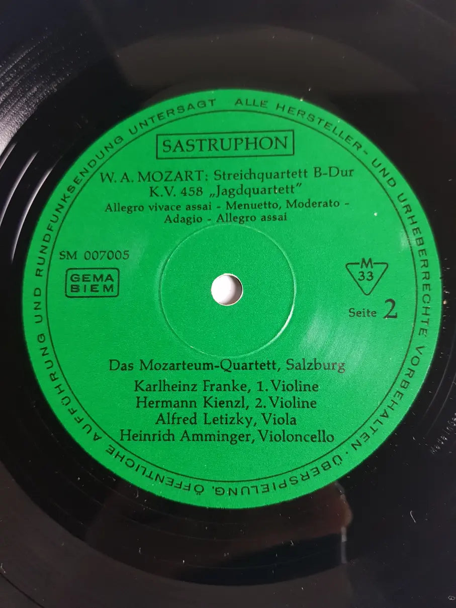 Mozarteum-Quartett – Haydn / Mozart – Kaiserquartett / Jagdquartett