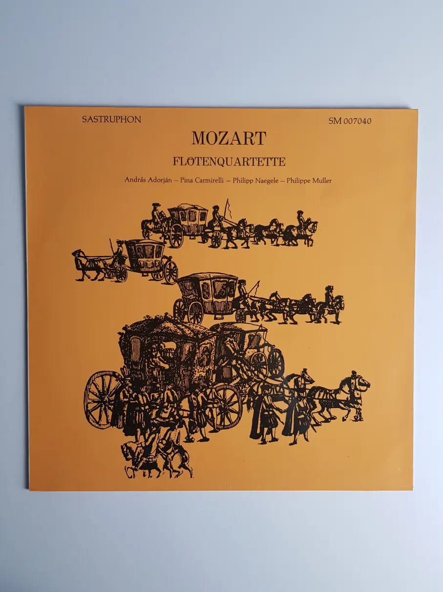 Mozart / András Adorján, Pina Carmirelli, Philipp Naegele, Philippe Muller – 4 Flötenquartette