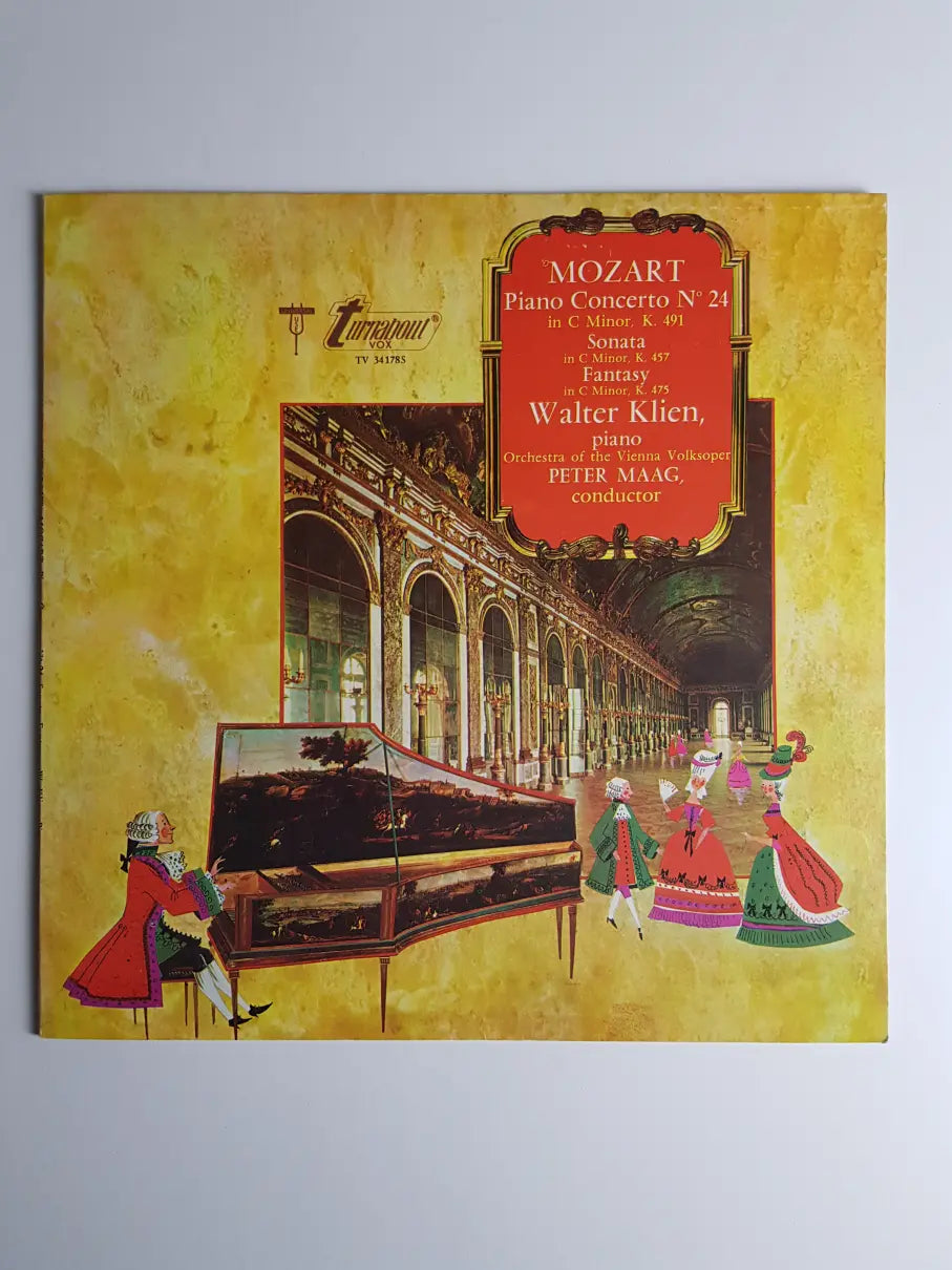 Mozart, Walter Klien, Peter Maag – Piano Concerto No. 24 In C Minor, K. 491 / Sonata In C Minor, K. 457 / Fantasy In C Minor, K. 475