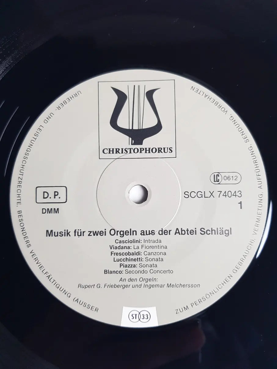 Rupert Gottfried Frieberger, Ingemar Melchersson – Musik Für Zwei Orgeln Aus Der Abtei Schlägl