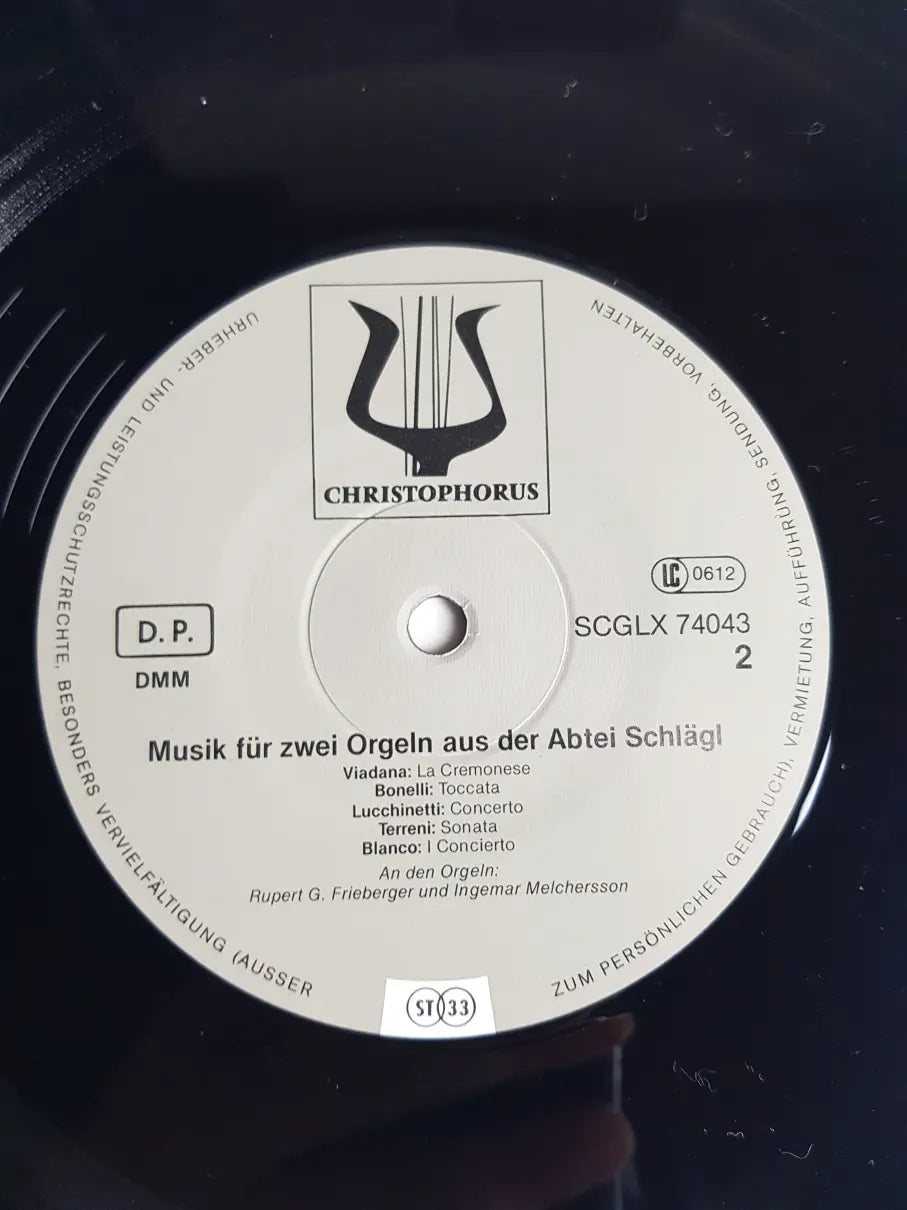 Rupert Gottfried Frieberger, Ingemar Melchersson – Musik Für Zwei Orgeln Aus Der Abtei Schlägl