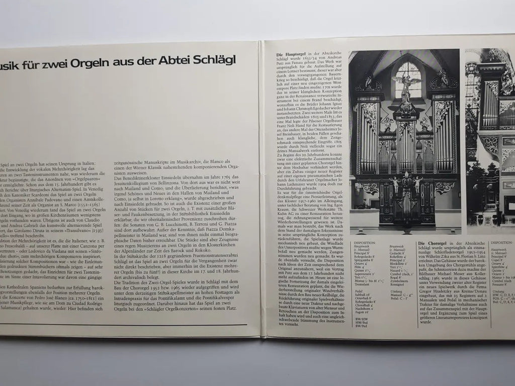 Rupert Gottfried Frieberger, Ingemar Melchersson – Musik Für Zwei Orgeln Aus Der Abtei Schlägl