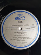 George Frideric Handel - Choir Of Westminster Abbey, The English Concert, Trevor Pinnock, Simon Preston – Dettingen Te Deum - Dettingen Anthem