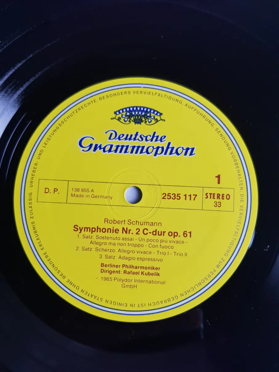 Schumann · Berliner Philharmoniker, Rafael Kubelik – Symphonien Nr.2 / Genoveva Overture