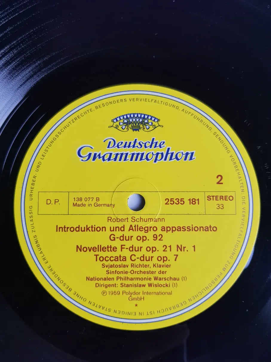 Sviatoslav Richter - Robert Schumann – Klavierkonzert A-Moll / Konzertstück G-Dur