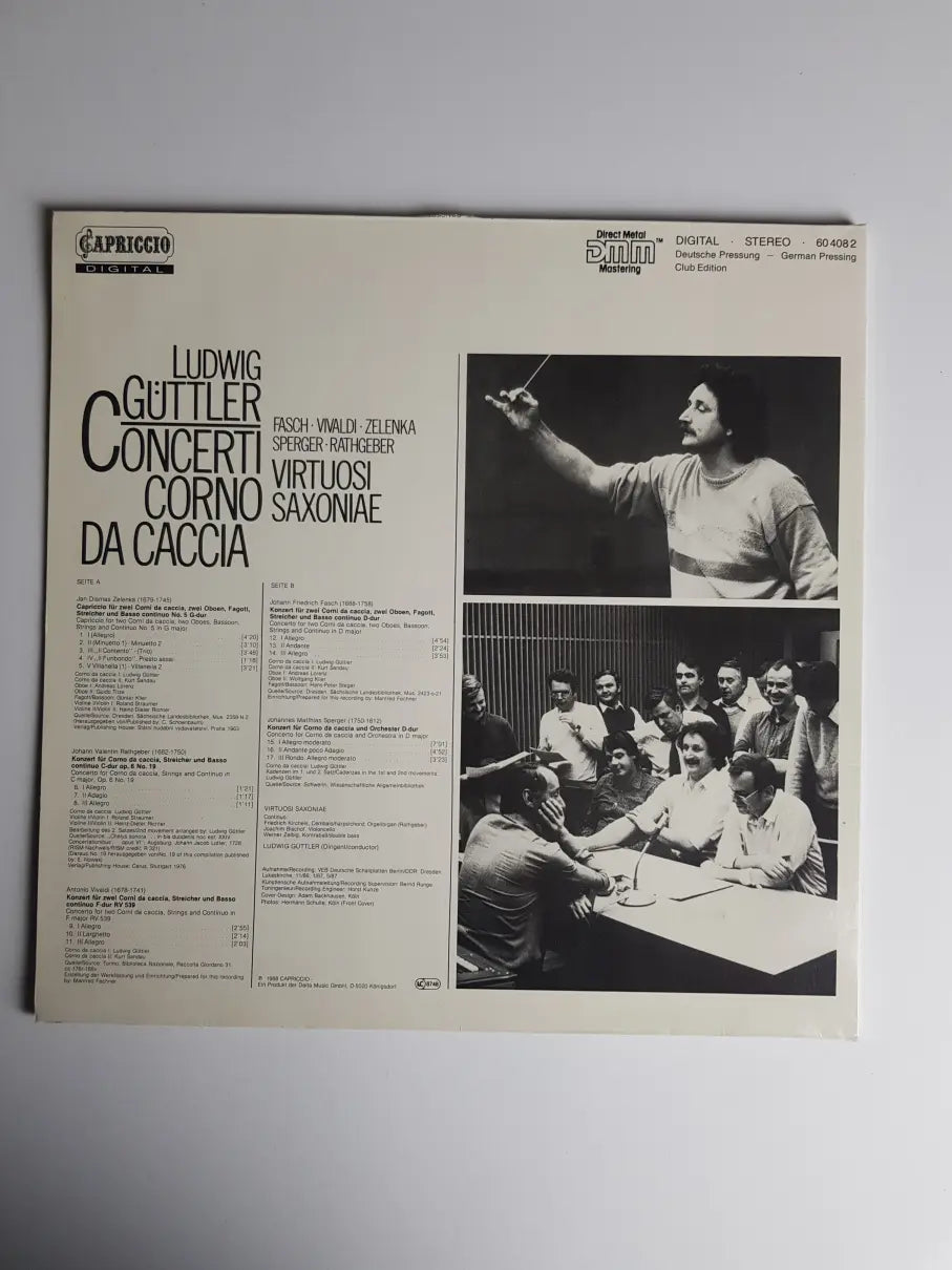 Ludwig Güttler, Virtuosi Saxoniae - Fasch, Vivaldi, Zelenka, Sperger, Rathgeber – Concerti Corno Da Caccia