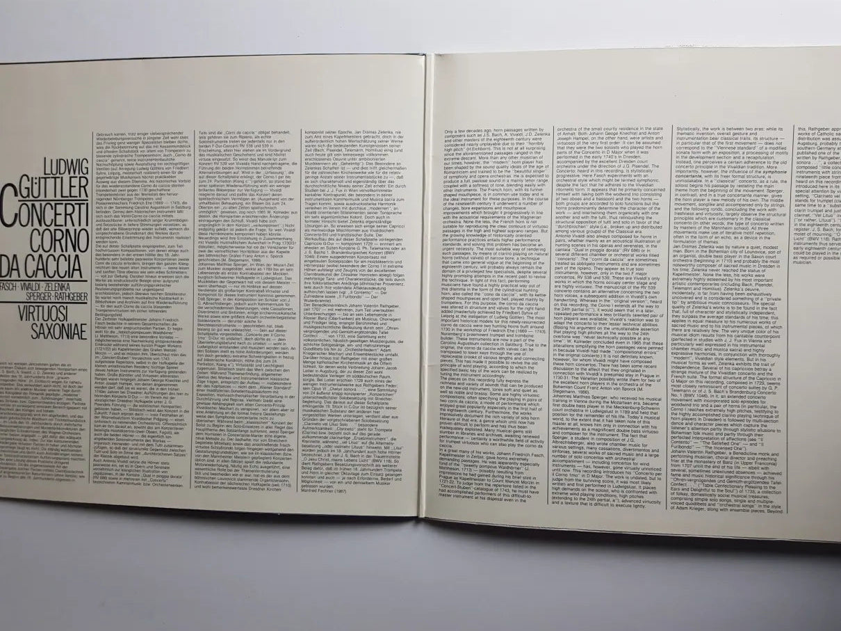Ludwig Güttler, Virtuosi Saxoniae - Fasch, Vivaldi, Zelenka, Sperger, Rathgeber – Concerti Corno Da Caccia