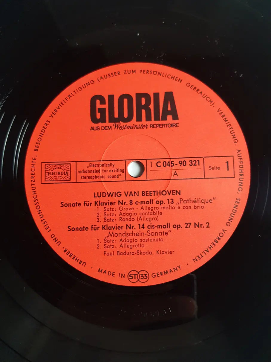 Beethoven, Paul Badura-Skoda – Sonaten (Pathetique - Mondschein - Appassionata)