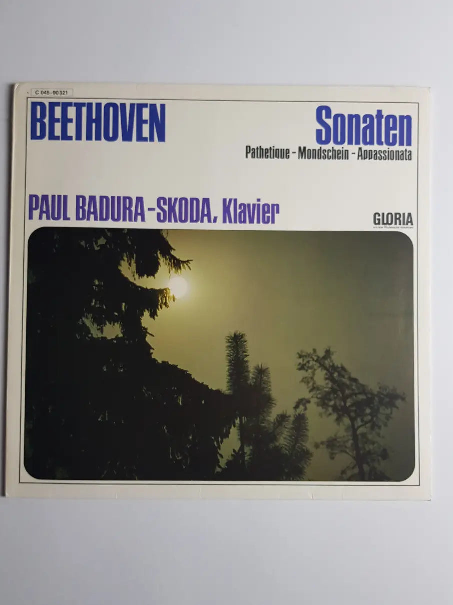 Beethoven, Paul Badura-Skoda – Sonaten (Pathetique - Mondschein - Appassionata)