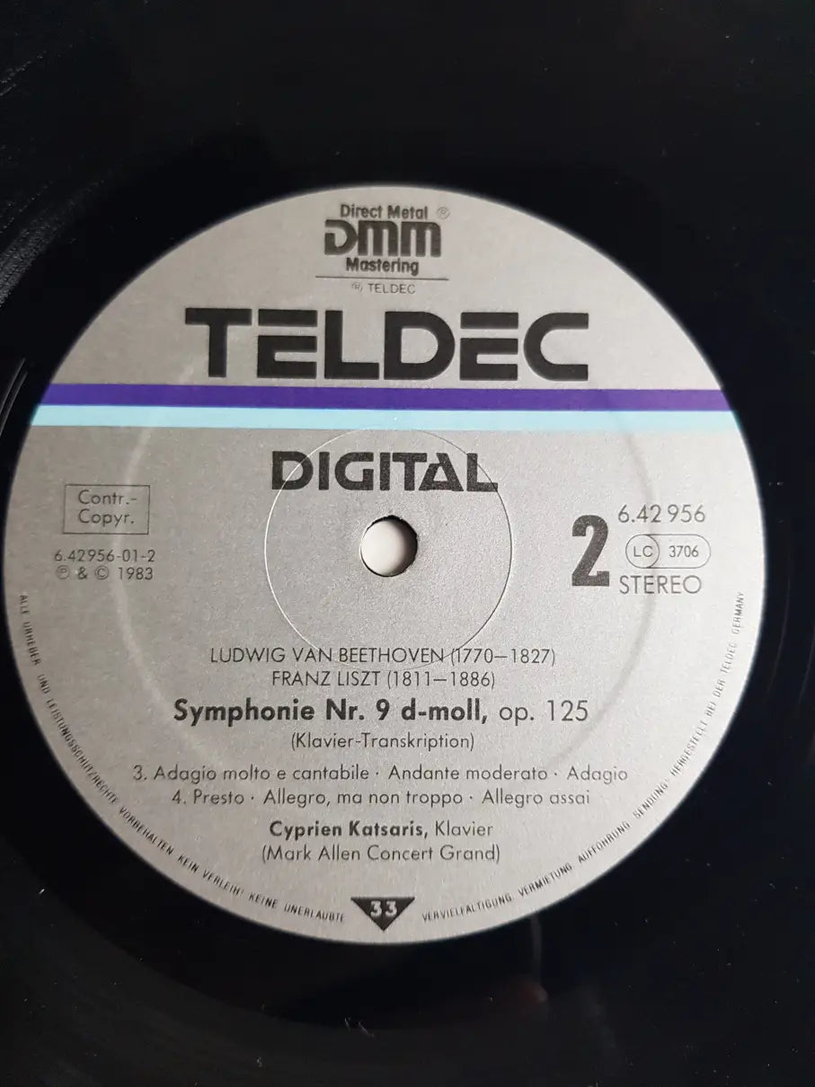Beethoven / Liszt, Cyprien Katsaris – Symphonie Nr.9 D-moll, Op. 125