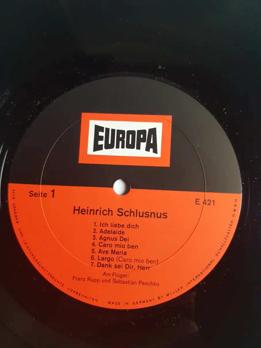 Heinrich Schlusnus – Heinrich Schlusnus