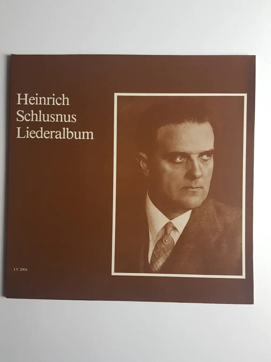 Heinrich Schlusnus, Franz Rupp – Liederalbum