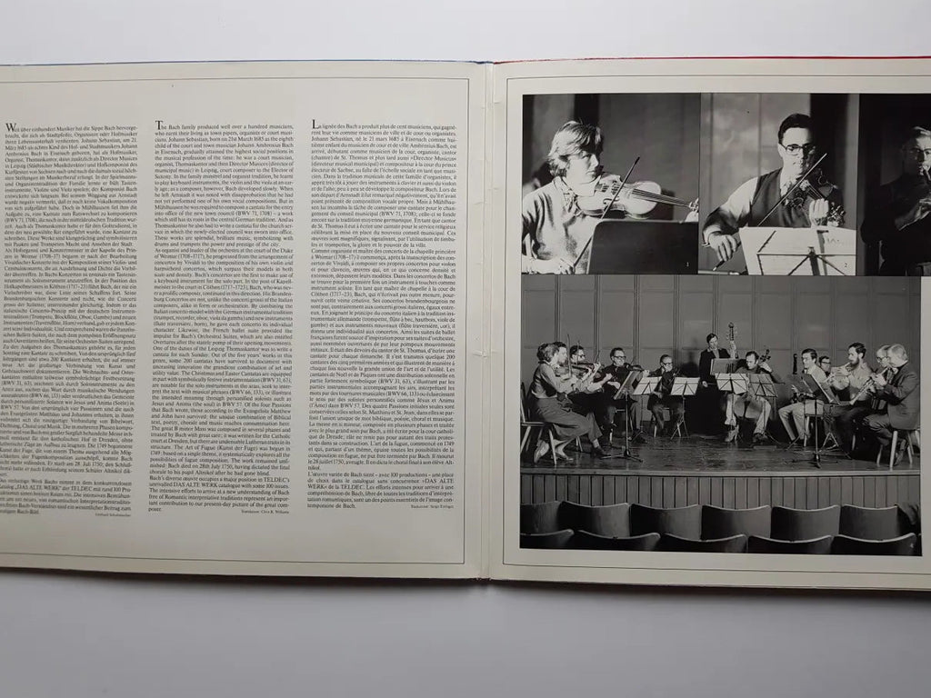 J. S. Bach - Alice Harnoncourt, Walter Pfeiffer, Jürg Schaeftlein - Concentus musicus Wien, Nikolaus Harnoncourt – 6 Violinkonzerte = Violin Concertos = Concertos Pour Violon