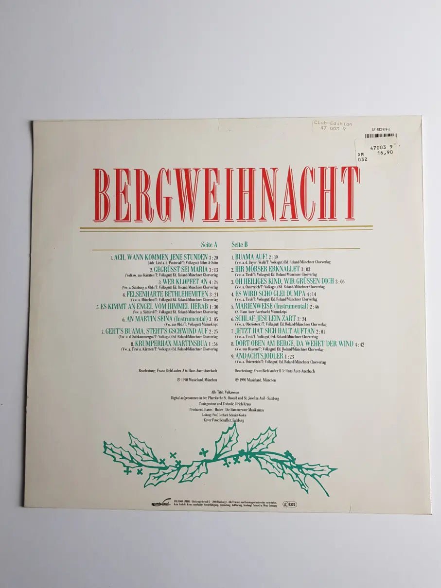 Tölzer Knabenchor – Bergweihnacht