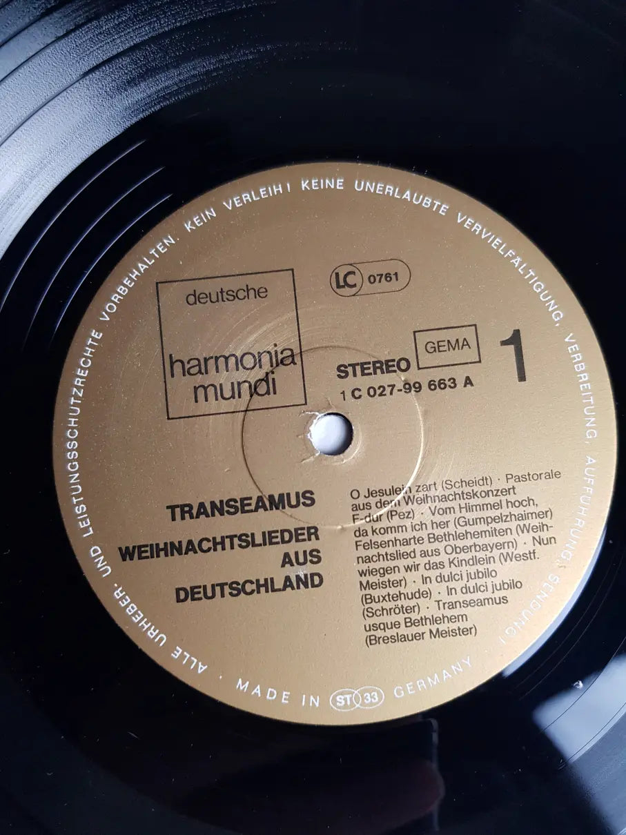 Elly Ameling, Agnes Giebel, Barry McDaniel, Tölzer Knabenchor, Collegium Aureum – Transeamus Usque Bethlehem - Weihnachtslieder Aus Deutschland