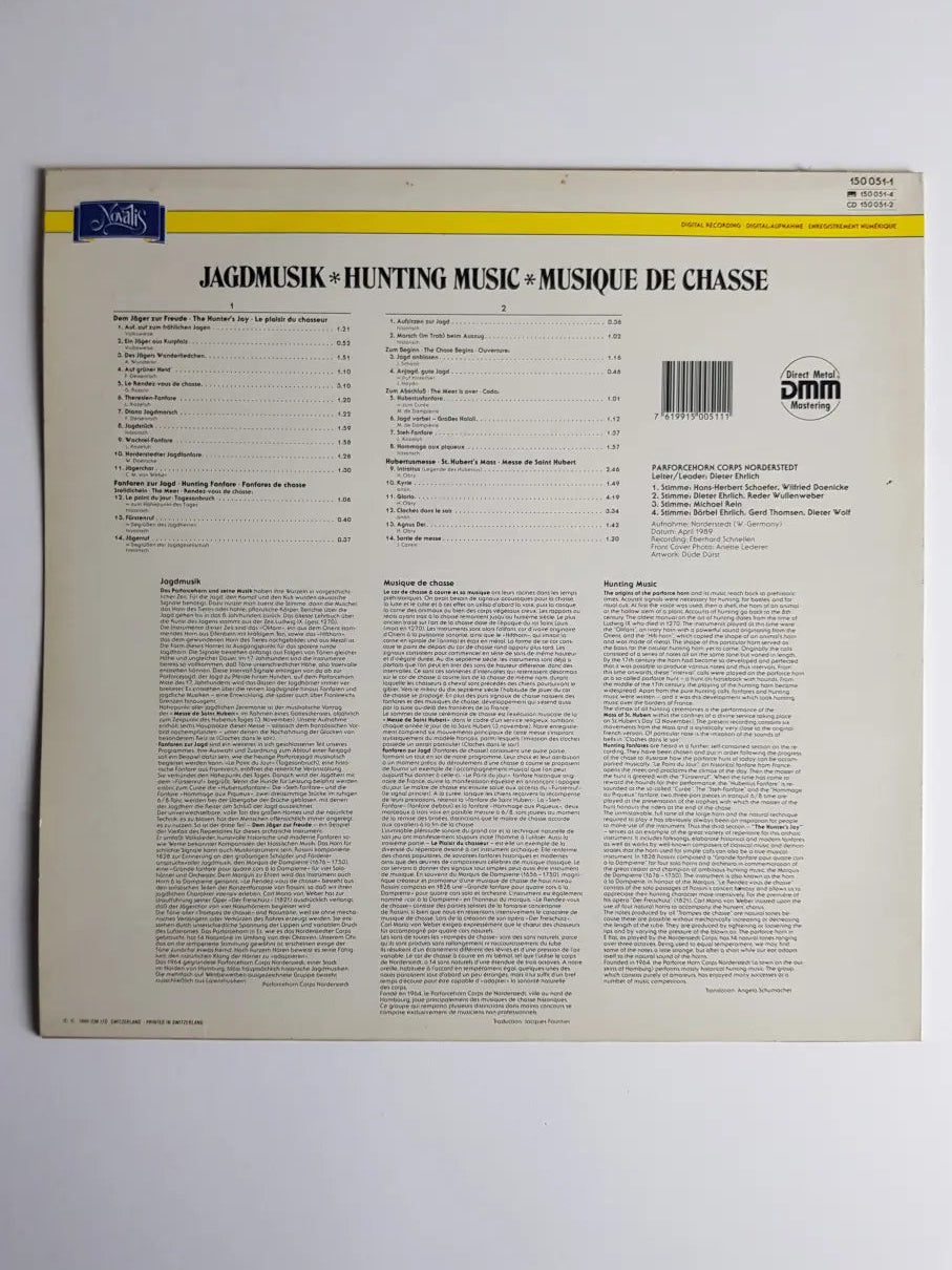 Parforcehorn Corps Norderstedt – Jagdmusik - Hunting Music - Musique De Chasse