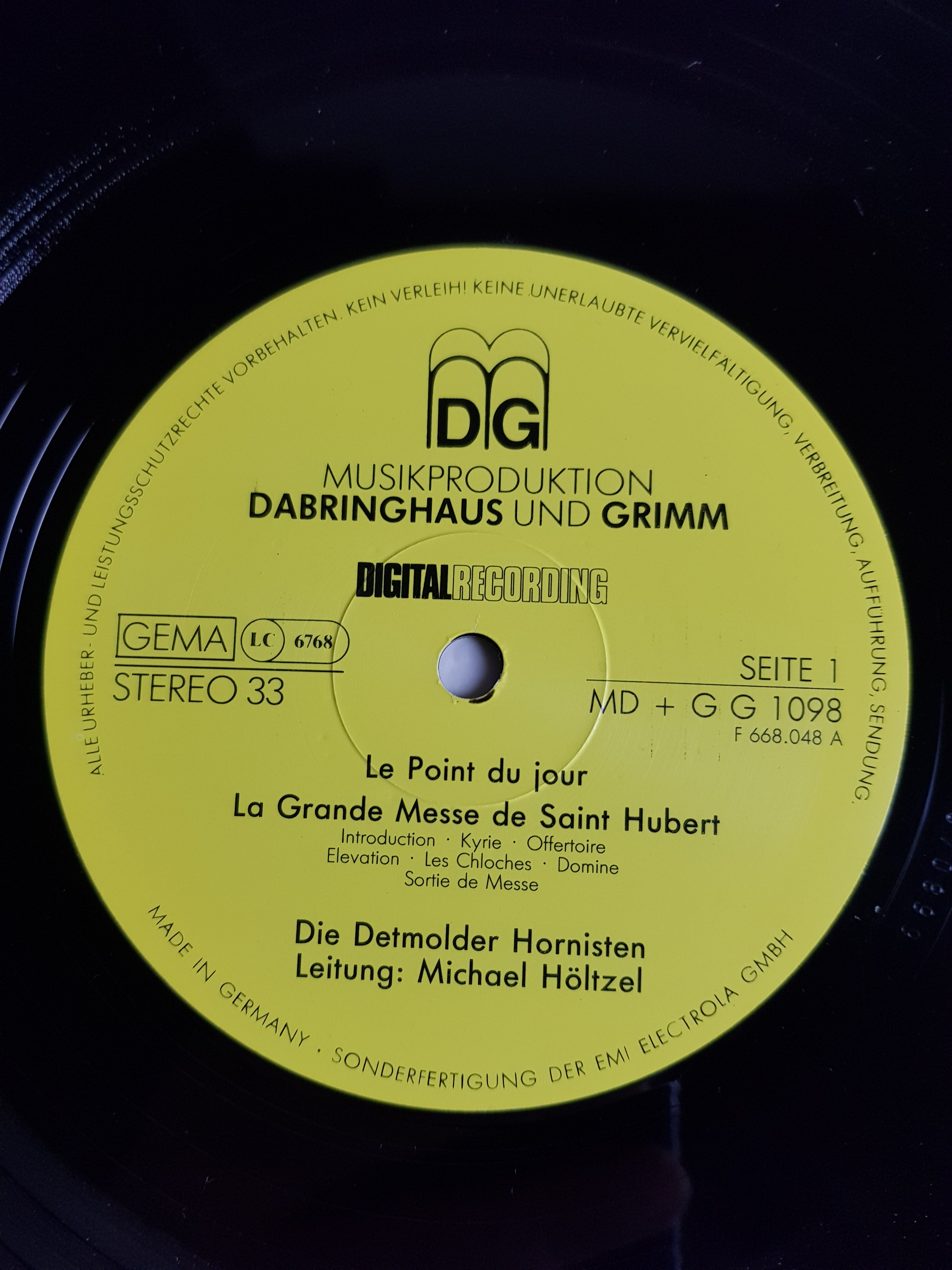 Die Detmolder Hornisten – Hubertusmesse. Böhmische, Französische Und Österreichische Jagdmusiken Für Parforcehörner