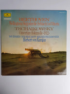 Beethoven, Tschaikowsky, Don Kosaken Chor Serge Jaroff, Berliner Philharmoniker, Herbert von Karajan – Wellingtons Sieg Oder Die Schlacht Bei Vittoria / Ouverture Solennelle »1812«