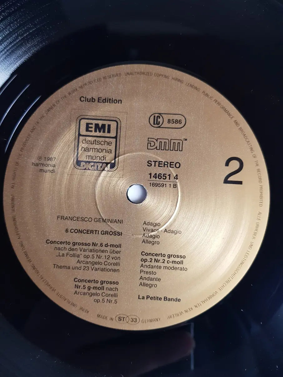 Francesco Geminiani - La Petite Bande, Sigiswald Kuijken – 6 Concerti Grossi