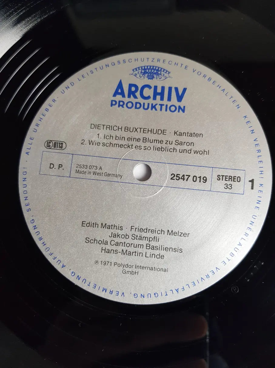 Dietrich Buxtehude, Schola Cantorum Basiliensis – Kantaten