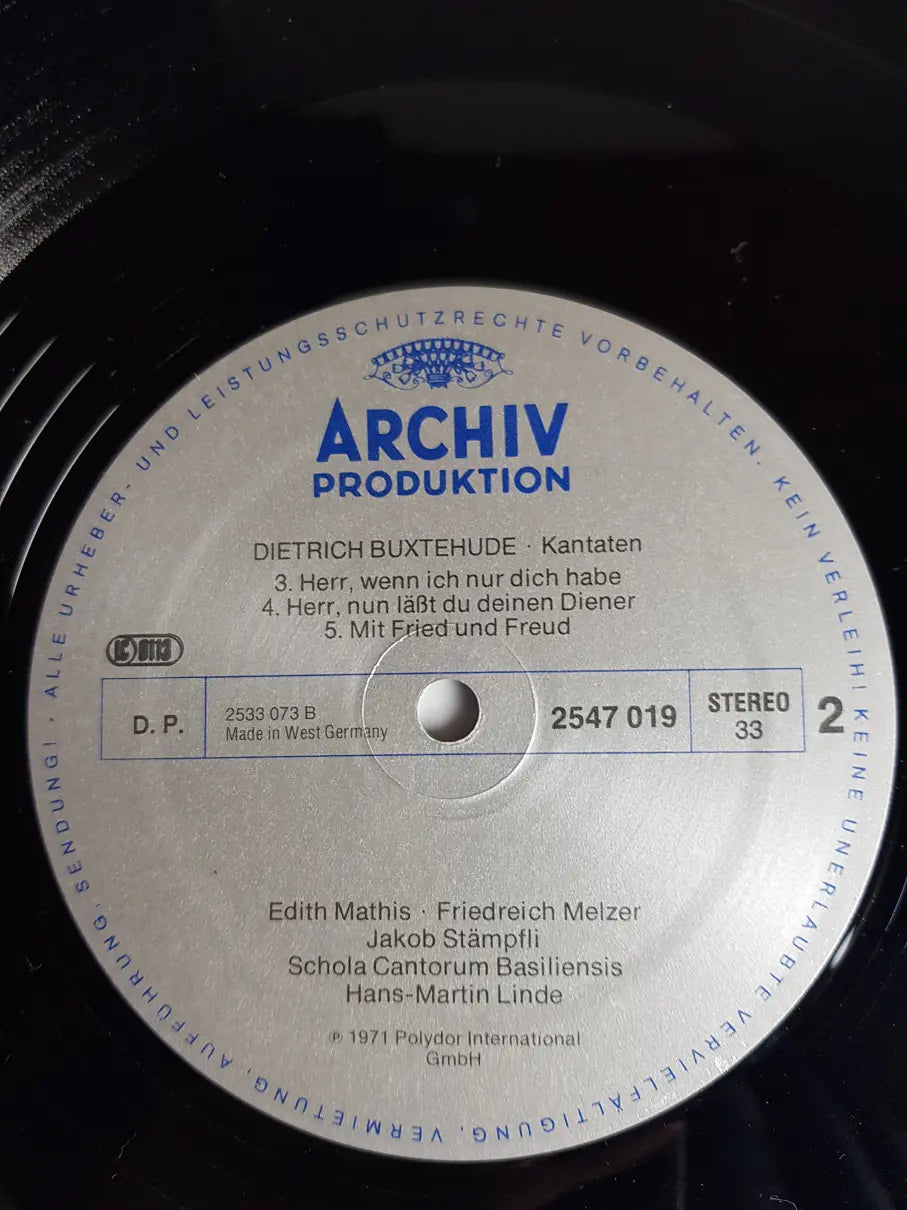 Dietrich Buxtehude, Schola Cantorum Basiliensis – Kantaten