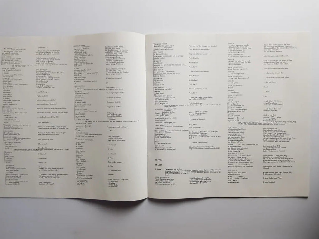 Giuseppe Verdi, Renata Tebaldi, Carlo Bergonzi, Dietrich Fischer-Dieskau, Nicolai Ghiaurov, Grace Bumbry, Chor Und Orchester Des Königlichen Opernhauses Covent Garden, Georg Solti ‎– Don Carlos