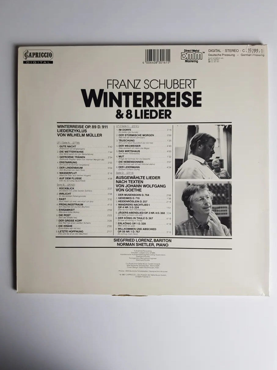Franz Schubert – Winterreise & 8 Lieder