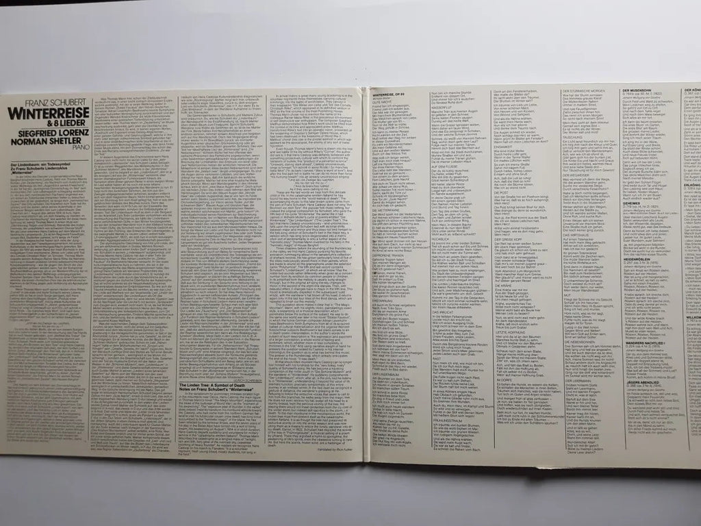 Franz Schubert – Winterreise & 8 Lieder