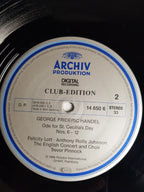 George Frideric Handel - The English Concert And Choir, Trevor Pinnock, Felicity Lott, Anthony Rolfe Johnson – Ode For St.Cecilia's Day