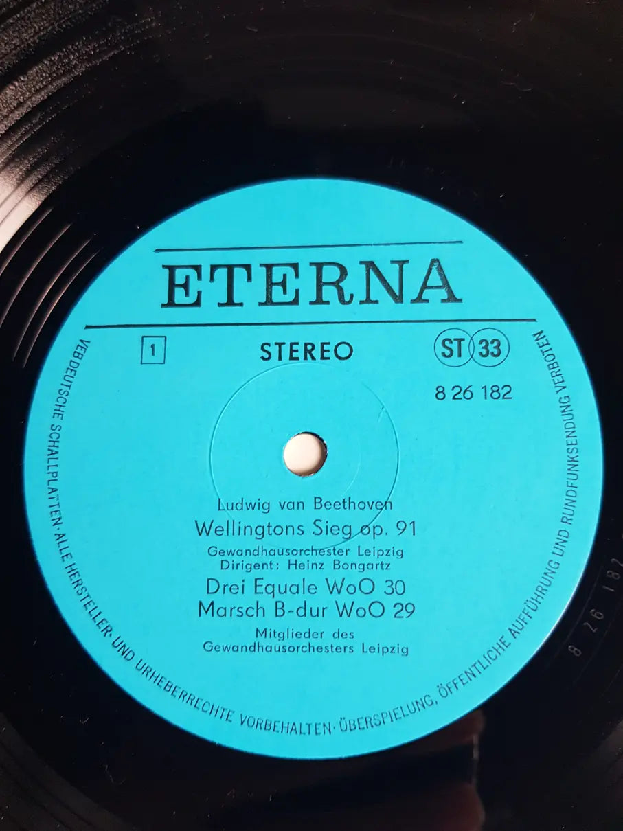 Ludwig van Beethoven, Gewandhausorchester Leipzig, Heinz Bongartz, Zentrales Orchester Der Nationalen Volksarmee, Gerhard Baumann – Wellingtons Sieg Oder Die Schlacht